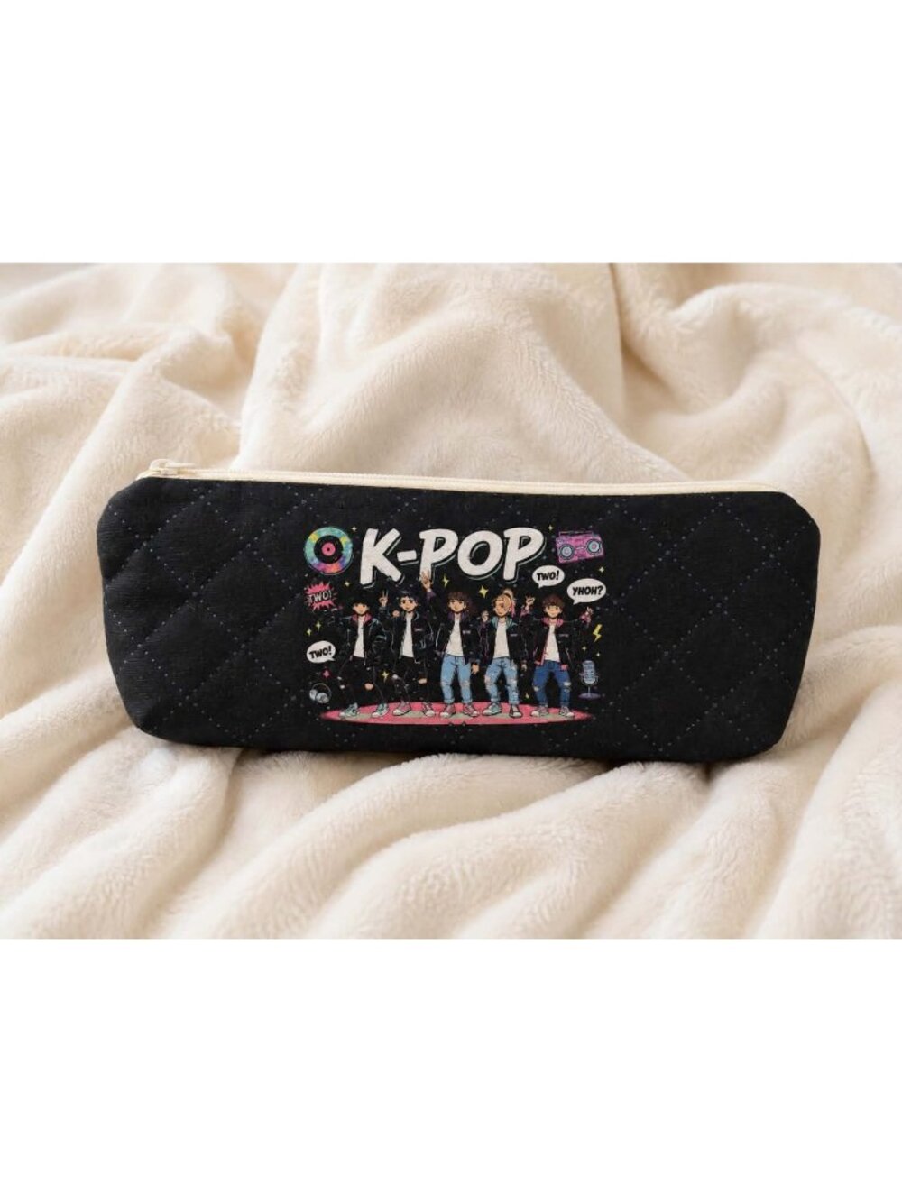 K-Pop Black Pencil Case